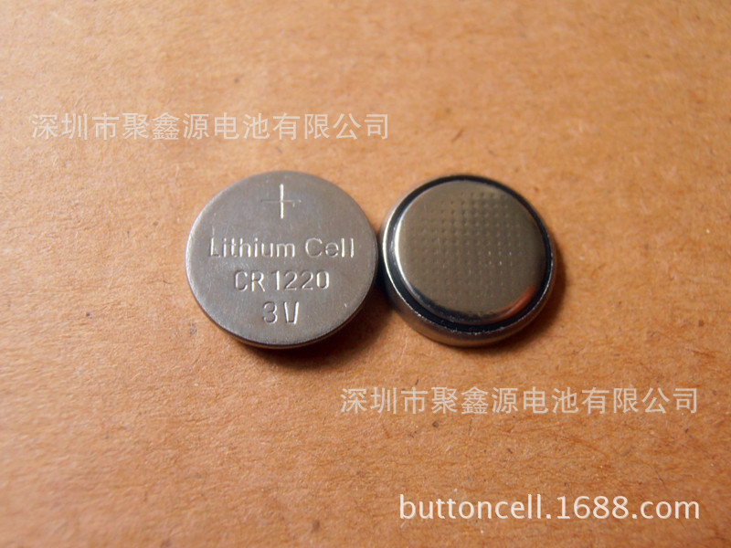 【聚鑫源】厂家直供碱性CR1220电池 3V锂猛电池 CR1220纽扣电池