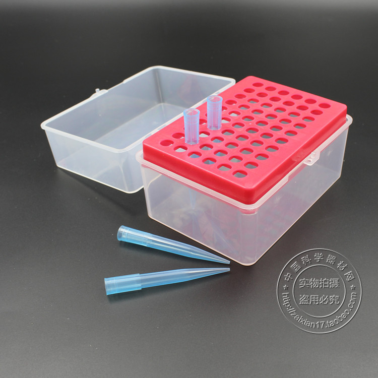 热销推荐1ML 60孔移液器枪头 耐高温腐蚀PP吸头 实验耗材