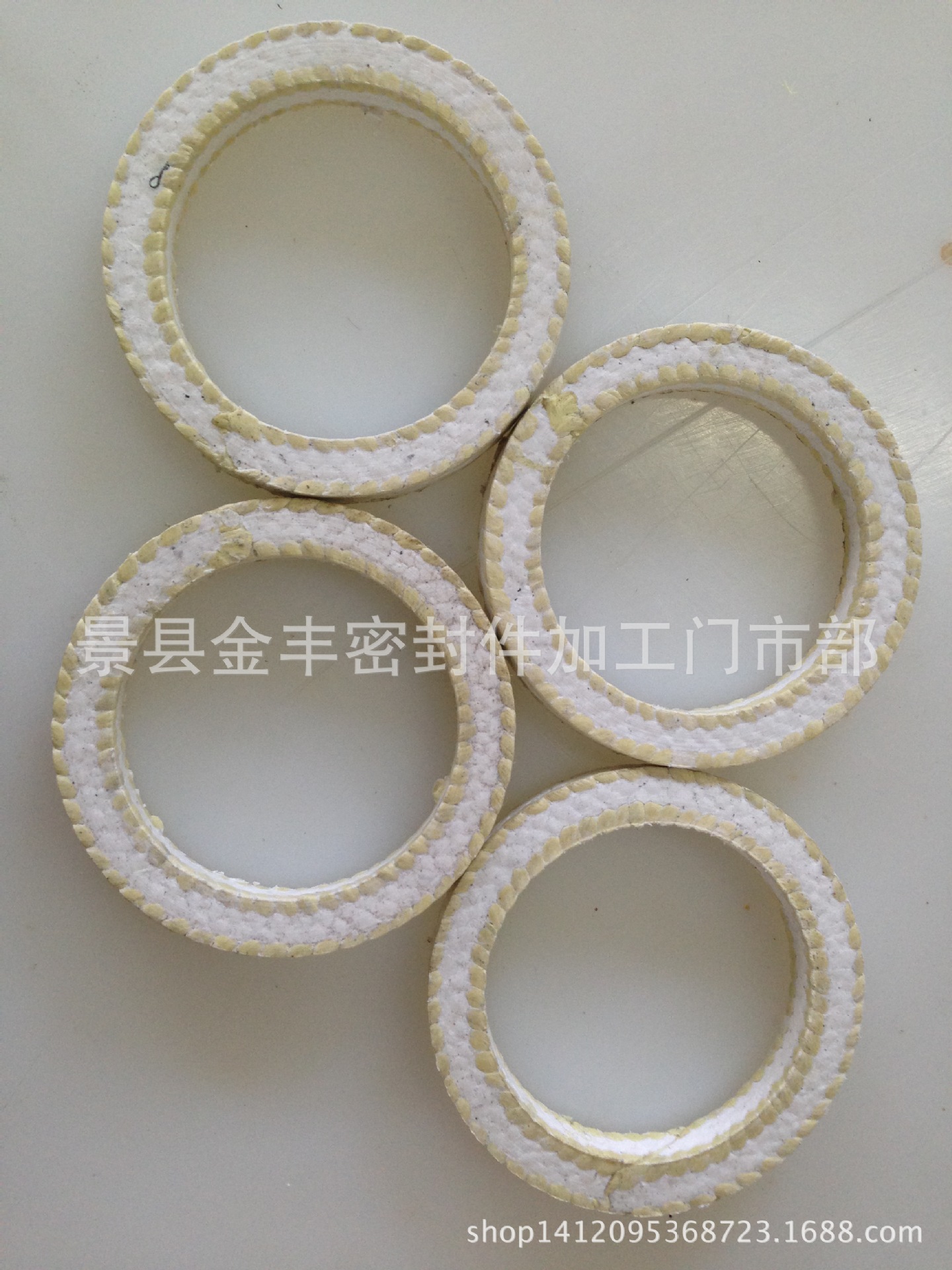 厂家现货各种型号的四氟编织V型距型密封垫金属缠绕垫金属包覆垫