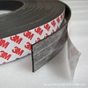 Shanghai 10*3 15*3 20*3 25*3mm Rubber soft magnetic strip Double -sided glue 3M plastic soft magnetic strip magnet