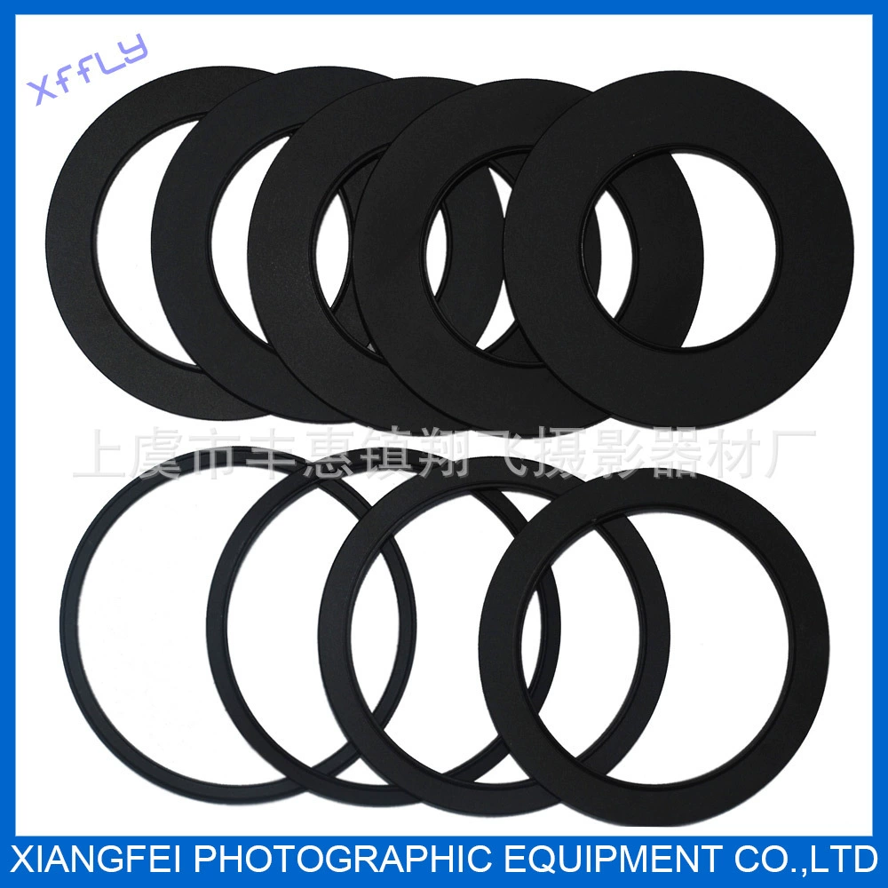 Квадратное переходное кольцо фильтра 49-82 мм, квадратная вставка для объектива, переходное кольцо для объектива, высокопрочное кольцо, переходное кольцо P-типа