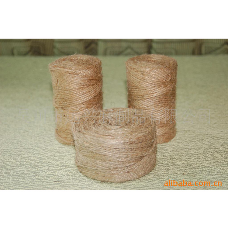 厂家供应黄麻绳制品  麻纱制品 麻绳工艺品