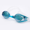 Waterproof silica gel colorful glasses for adults for swimming, factory direct supply, wholesale