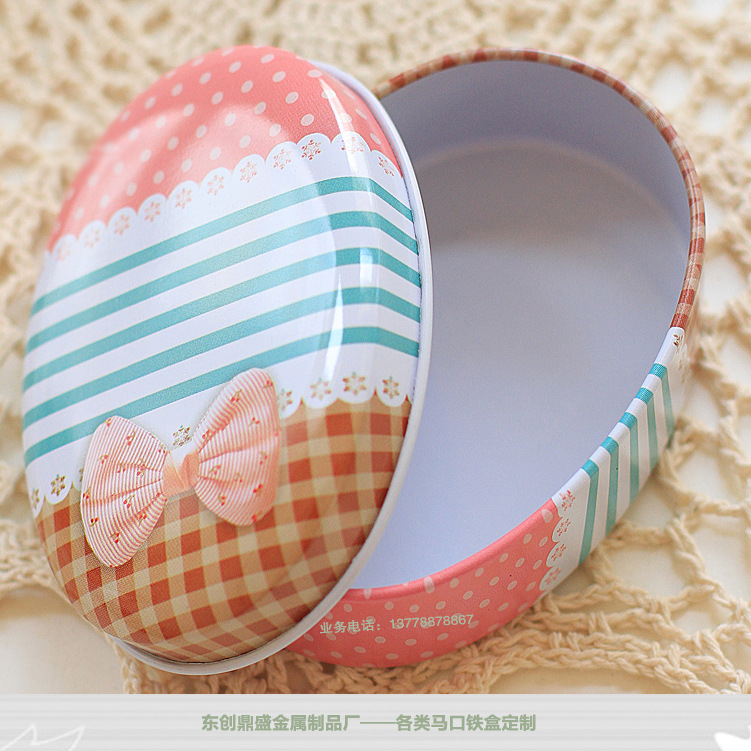 椭圆肥皂盒 马口铁糖果盒 创意首饰盒 药盒耳机线盒