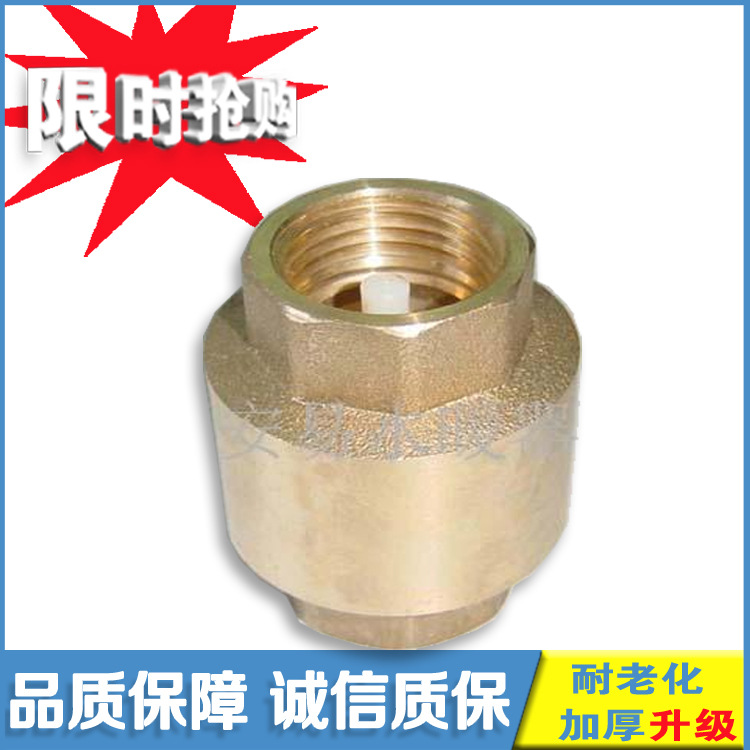 供应铜止回阀 全铜双活接止回阀 单向阀 逆止阀 水管水表止回
