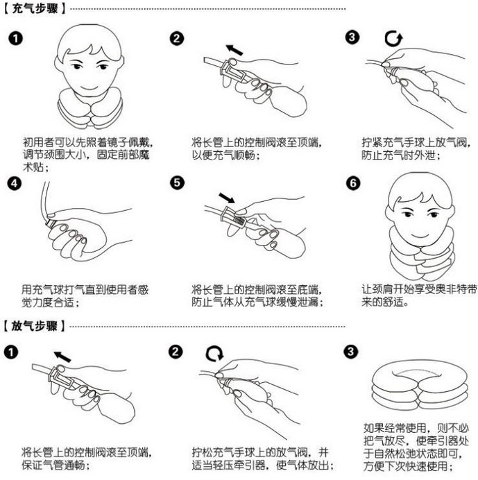 全绒颈椎牵引器2