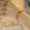 Retro bracelet, crystal, fashionable accessory, Korean style, wholesale