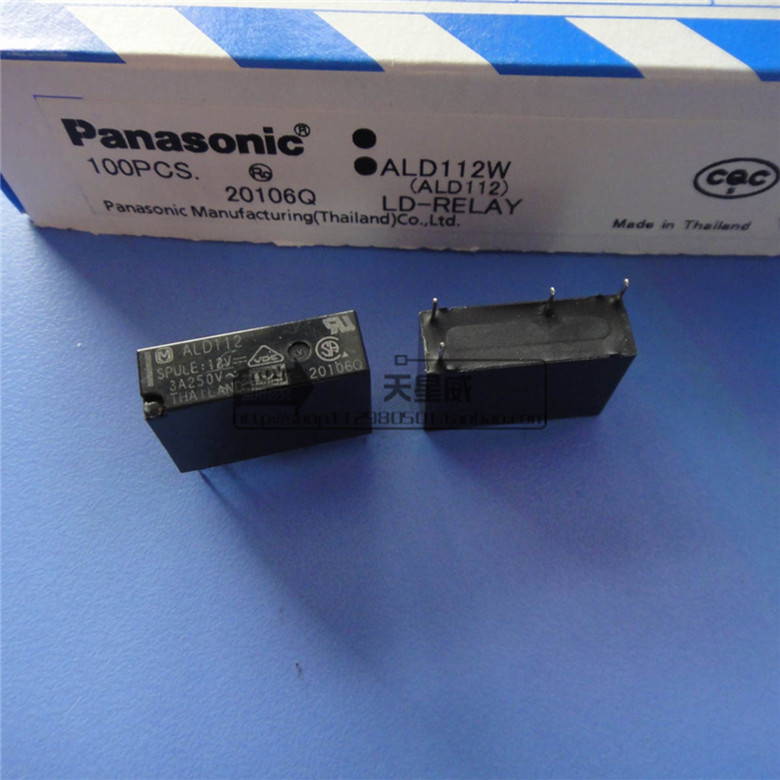 原装松下继电器ALD112 ALD112W 4脚3A可代替现货G5NB-1A-DC12V
