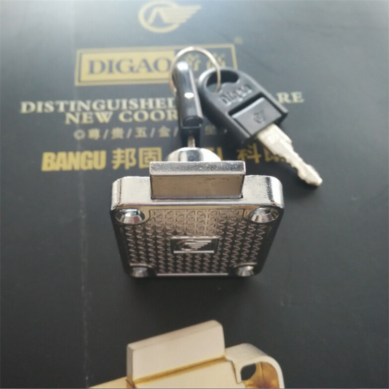 帝高 138-22B  单抽锁，办公台方舌短芯抽屉锁，高档家具橱柜锁