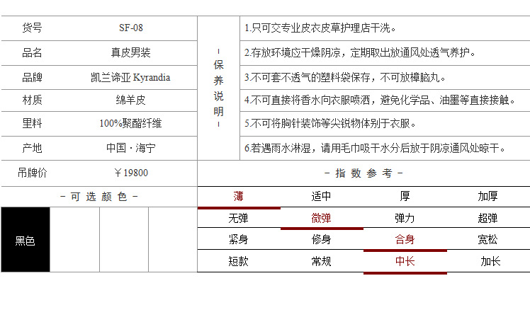 SF-08參數