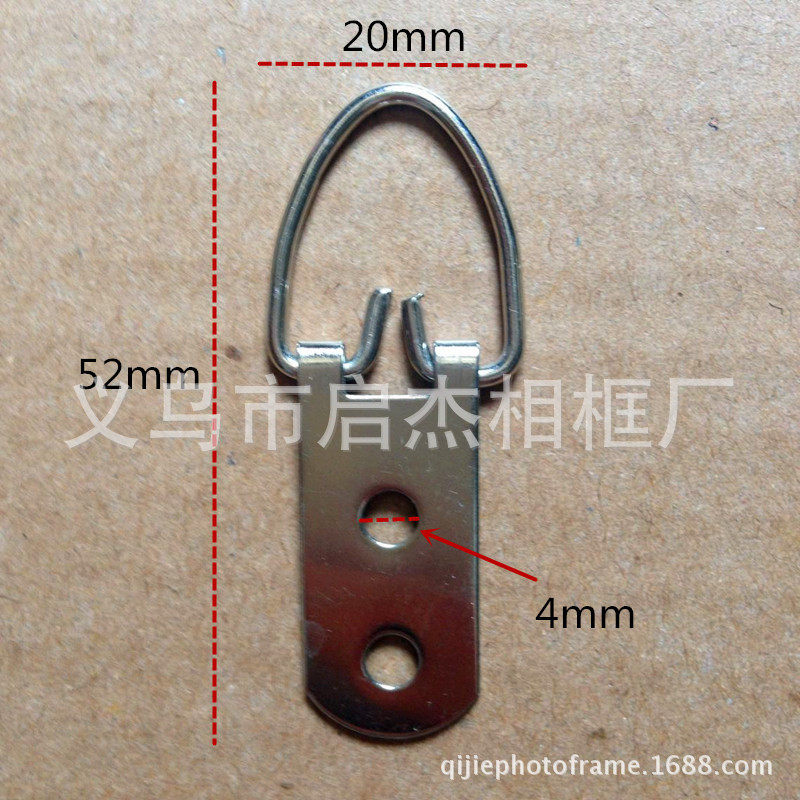 银细丝双孔吊挂 相框五金配件 十字绣数字油画国画镜框挂钩|ru