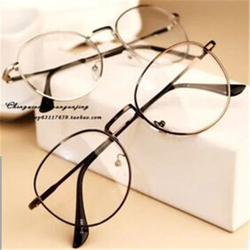 Classic Round Eyeglass Frame 9254 Plain Lens Retro Thin Edge Unisex Full Frame Eyeglasses Wholesale for Stalls