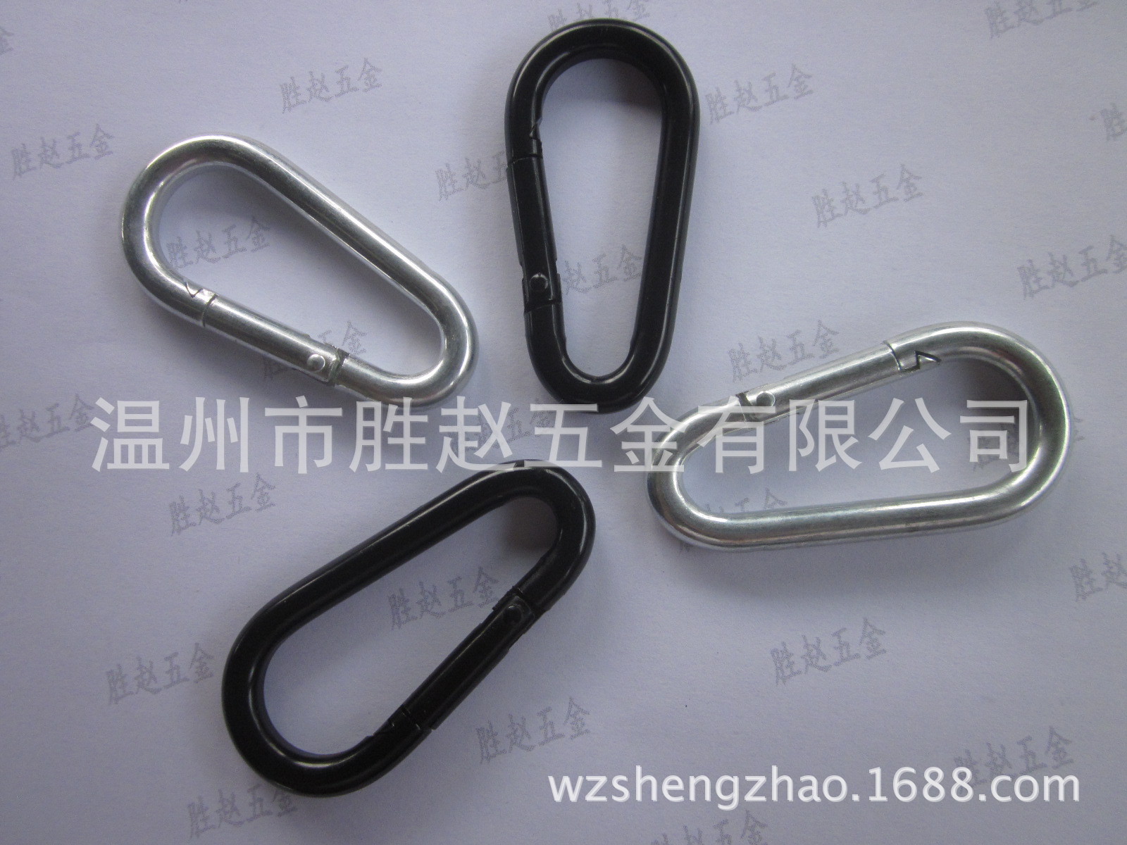 温州厂家直供 梨形弹簧钩 蛋型弹簧钩 8X80MM 电泳黑色梨形钩-阿里巴巴