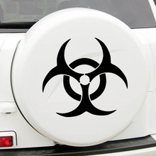 X-137生化危機保護傘 危險警示標識 個性汽車貼紙 汽車貼 反光貼
