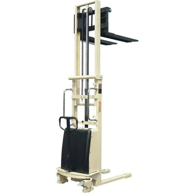 供应宁波竞励福生 产搬运车SPN半电动堆高车全电动液压堆高车叉车