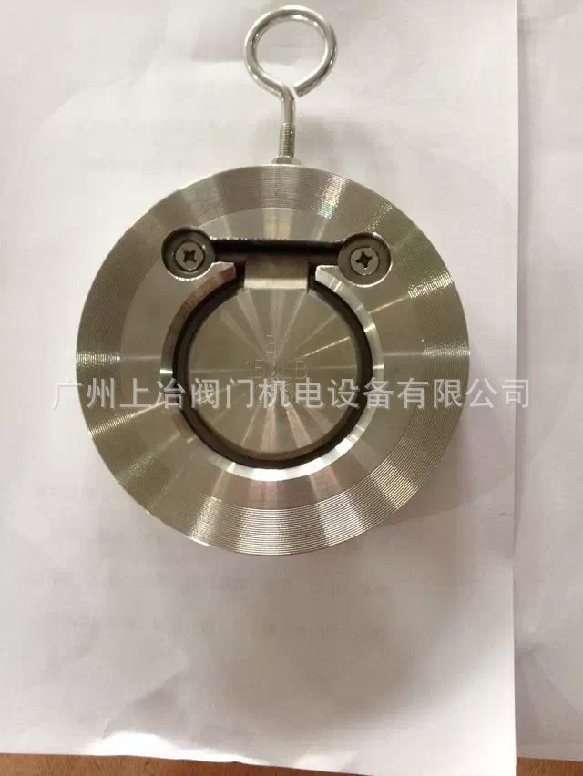 供应H74W-16/25P/150LB/10K对夹单板不锈钢止回阀 上海正安阀门
