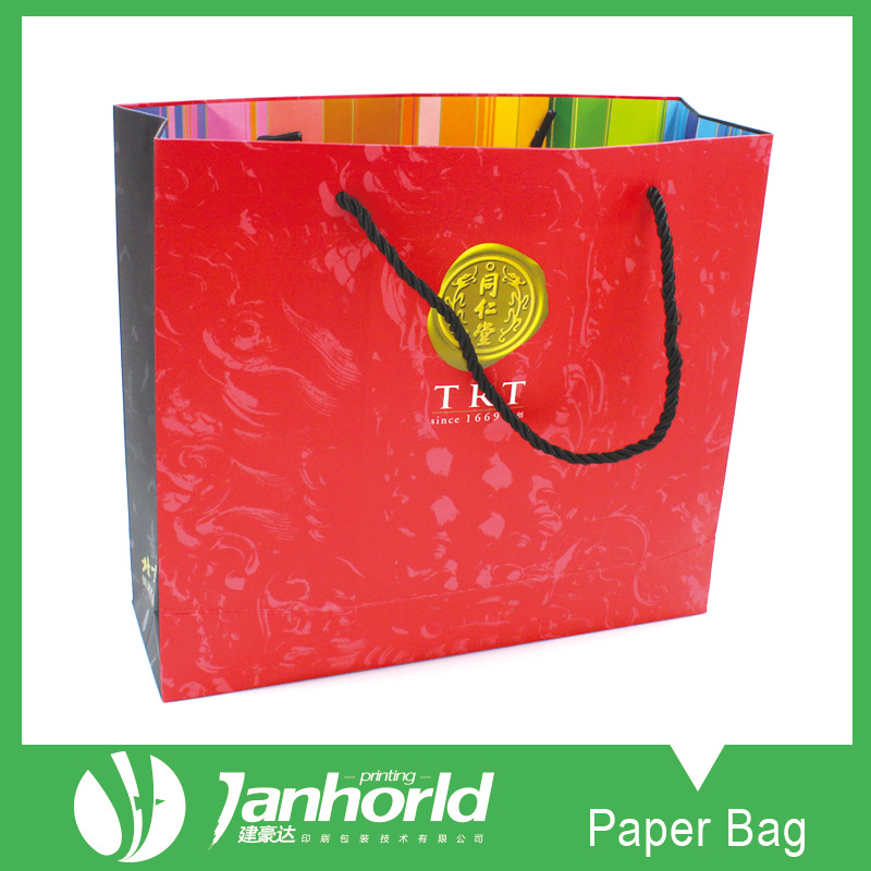 厂家订做手提袋 礼品手拎袋 牛皮纸环保袋 茶叶纸袋子定做