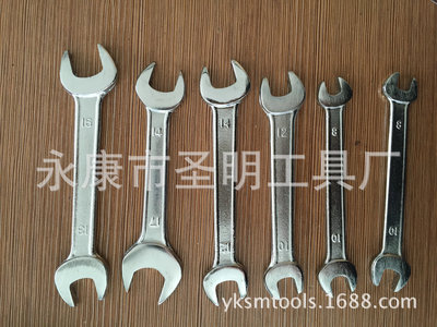 Supplying high strength Forged Open-end wrench 8-24 Opening Chrome Mirror Fork wrench
