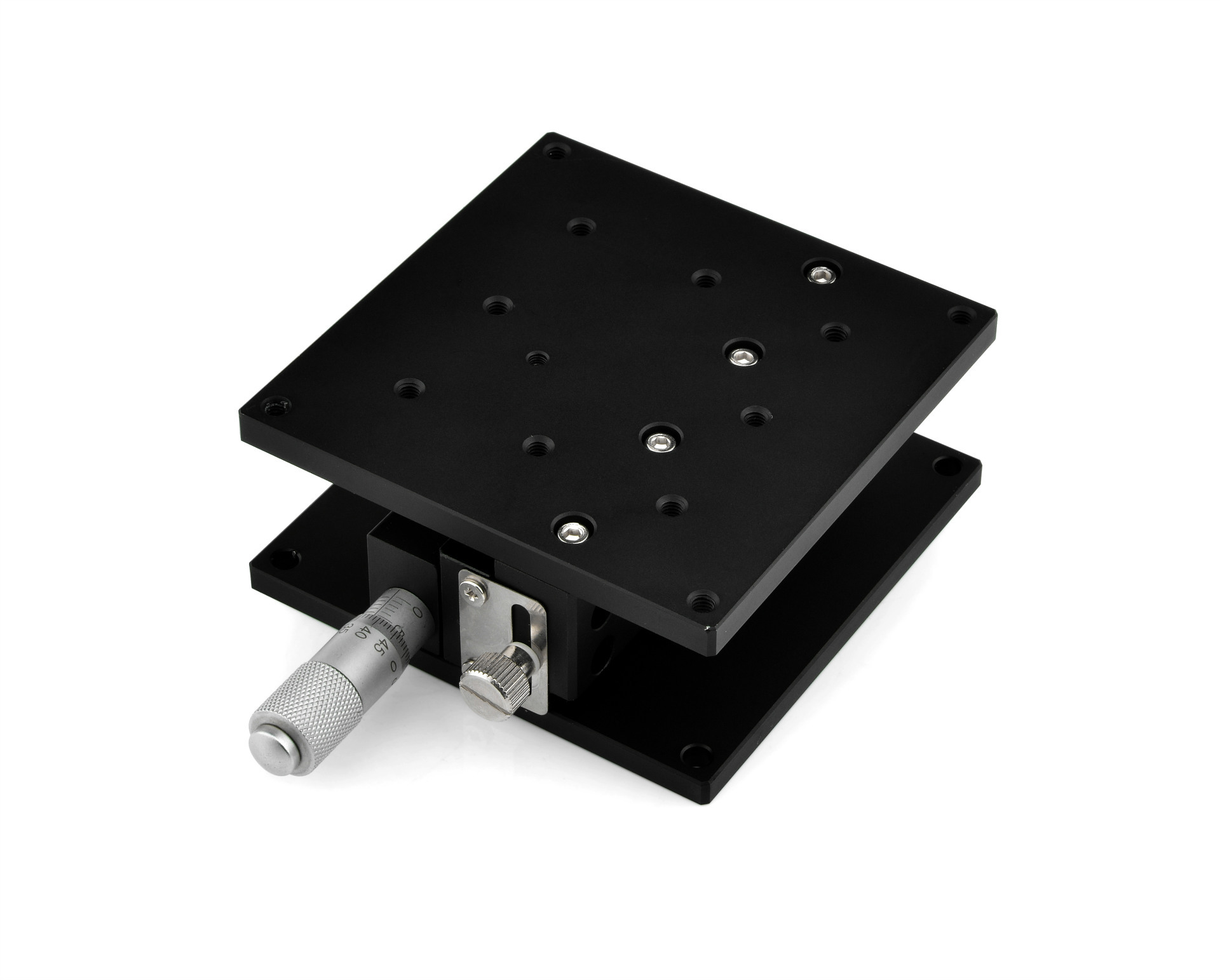 100*100交叉导轨型Z轴精密手动位移平台