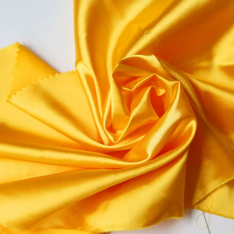 【现货供应】缎面涤纶汉服面料丝滑光亮戏服舞蹈服舞台布景布料