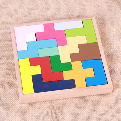 supply children Puzzle Toys Tetris woodiness Jigsaw puzzle classic Russia intelligence Building blocks
