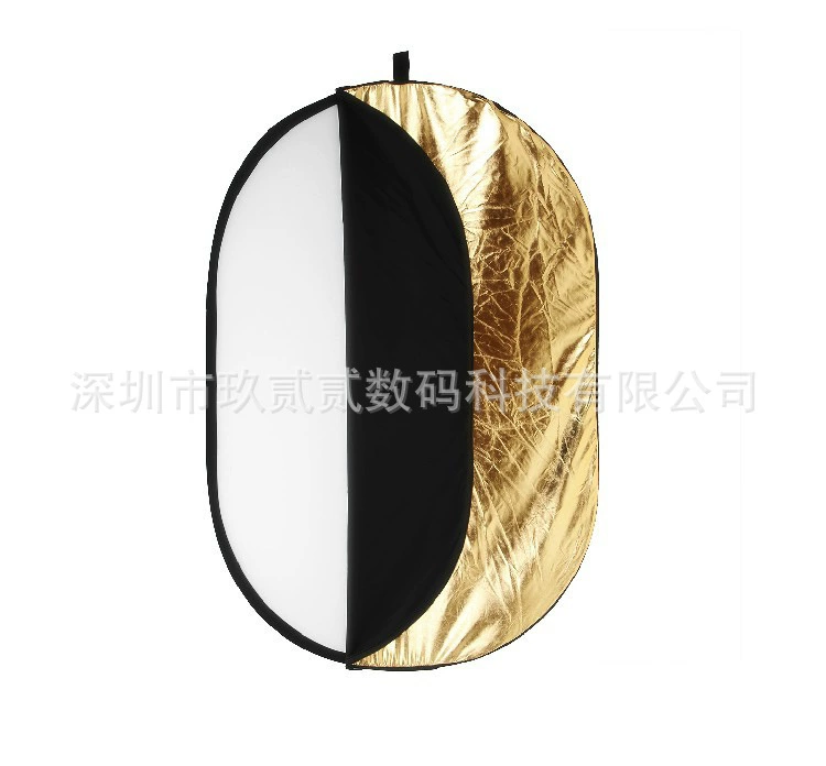 Folding handheld retroreflective reflector for photo sessions, 60×90cm