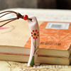 Jingdezhen ceramic jewelry ancient style painting port whistle necklace stalls can sound