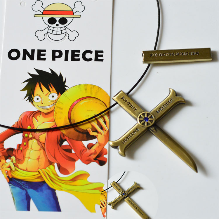 海賊王鷹眼帶鞘刀項鏈飾品-5