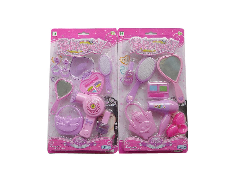 供应新款过家家玩具 饰品玩具2款混装 儿童梳妆玩具H038852