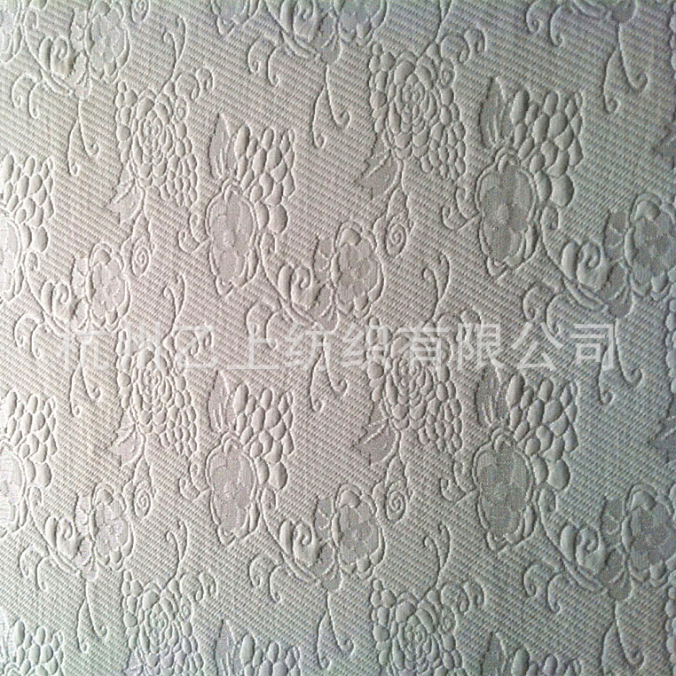 厂家直销订做针织床垫面料，单面色织提花空气层，席梦丝乳胶8012