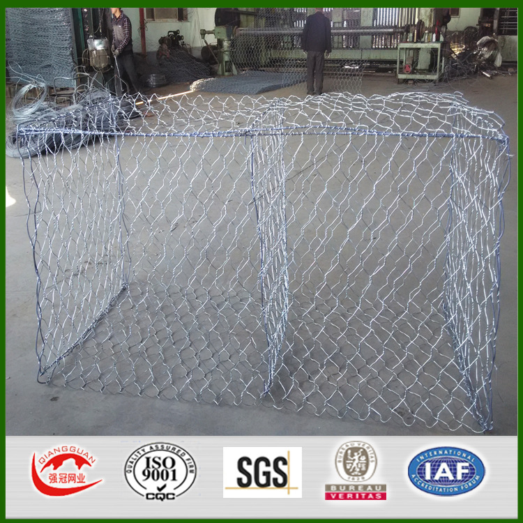 黄河治理工程入围企业供应锌铝合金格宾护坡石笼网