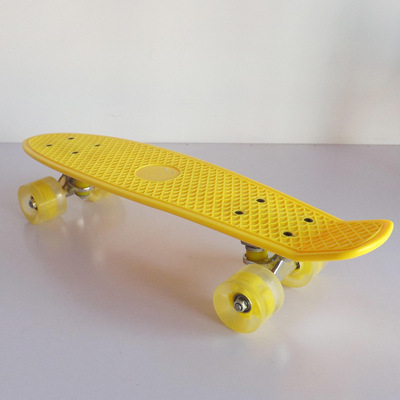 小鱼板香蕉板penny 儿童滑板单翘鱼板四轮滑板车公路代步|ms