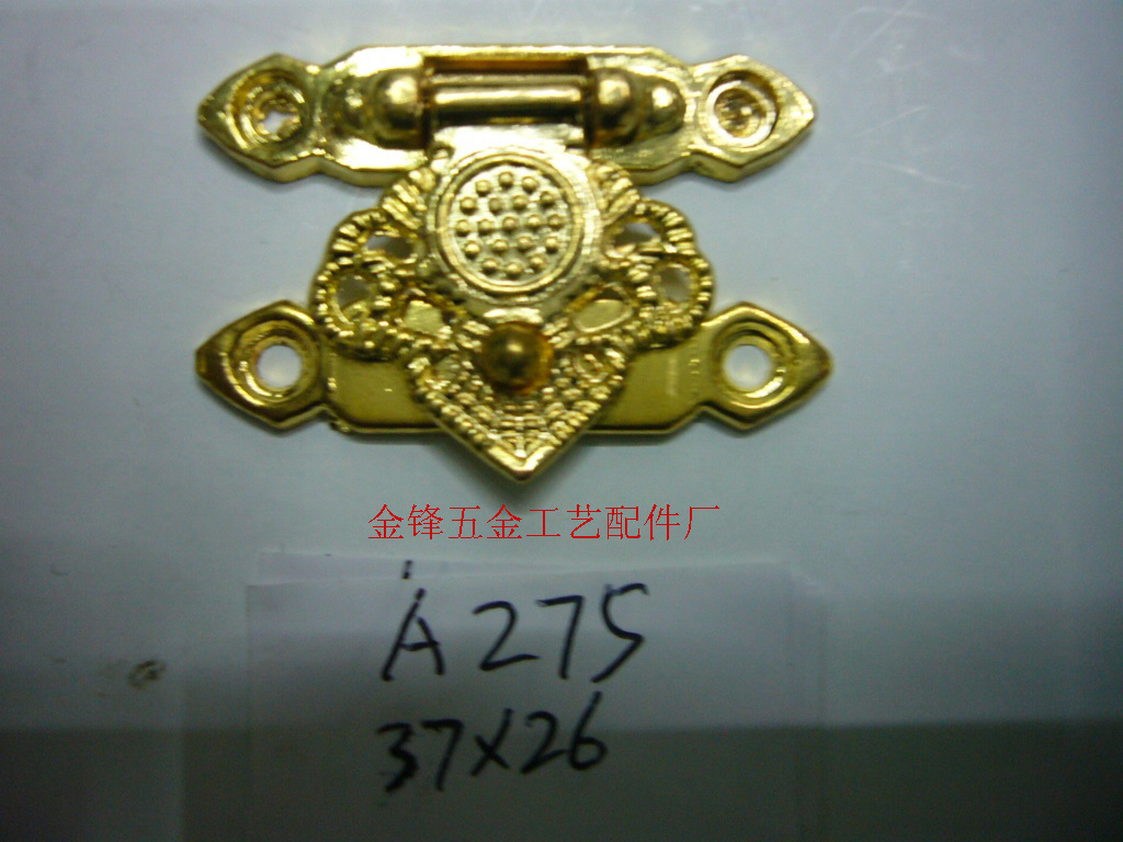 厂家批发优质锌合金点点花扣木盒箱扣欢迎新老客户来样品订做