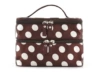 Bottom brown+white dot