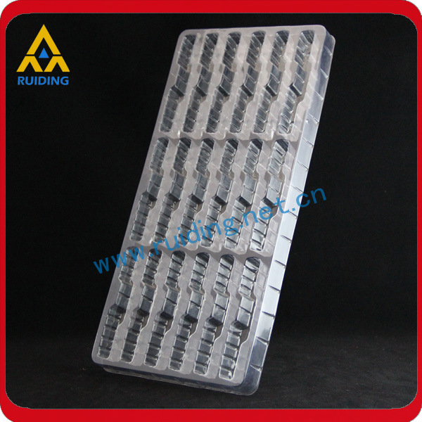 防静电吸塑pet内托 电阻值10^6-10^8 奥姆 吸塑周转托盘