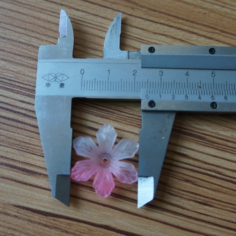 Bride's headwear accessories materials, DIY handmade accessories, resin semi-transparent matte flower ornaments, auxiliary materials, small accessories detail image 8