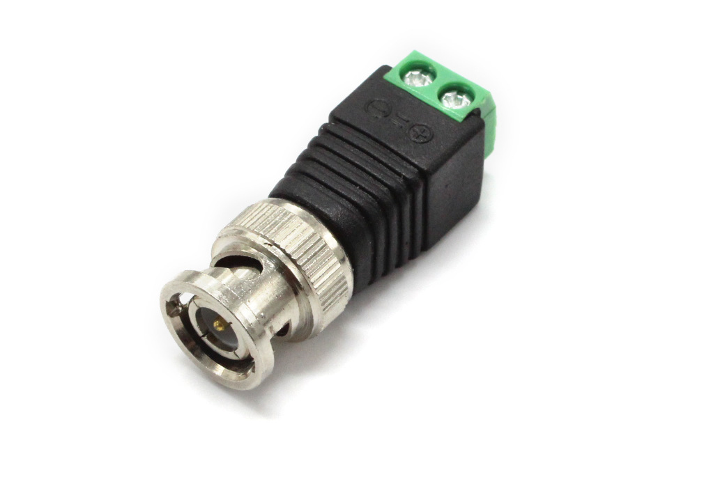 嘉利荣批发监控器配件视频头 批发环保BNC接头 绿色电源转接头