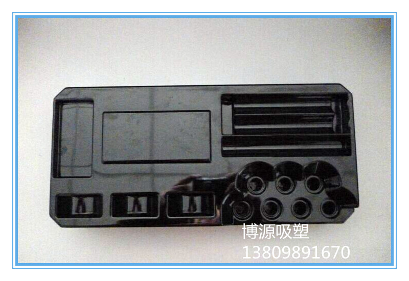 吸塑厂家定zhi化妆品植绒吸塑盒　PVC吸塑托盘　PS吸塑　吸塑包装