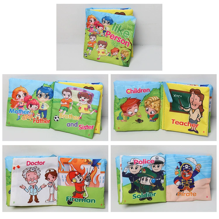 Тканевая книга, игрушка, раннее образование, нельзя рвать