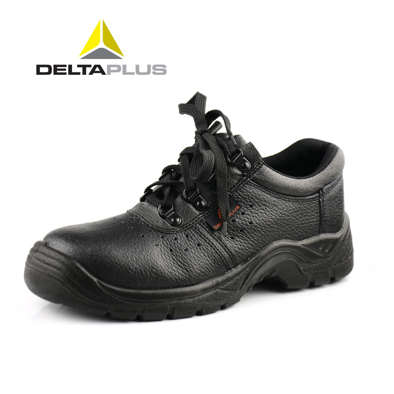 促销代尔塔301509防砸安全鞋 牛皮面透气工作鞋 防滑防静电劳保鞋