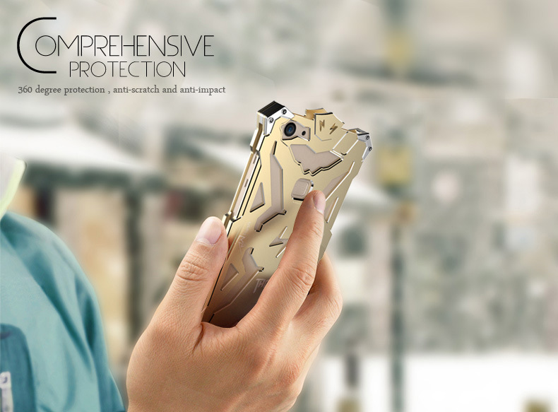 SIMON THOR Aviation Aluminum Alloy Shockproof Armor Metal Case Cover for vivo X6 Plus & vivo X6