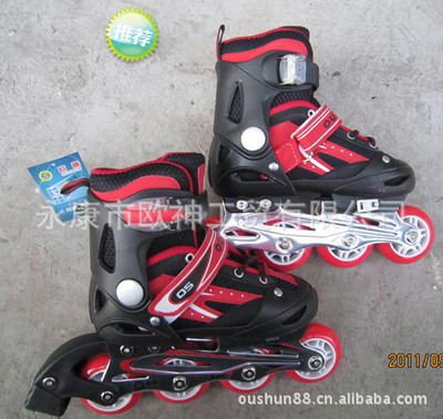 厂价供儿童直排轮滑鞋/溜冰鞋/旱冰鞋 儿童套装 闪光轮|ru