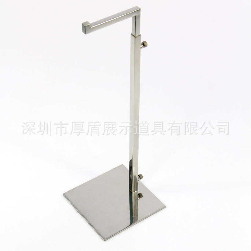 可调节挂包架子展示架柜台包架陈列展示道具不锈钢挂包展示架