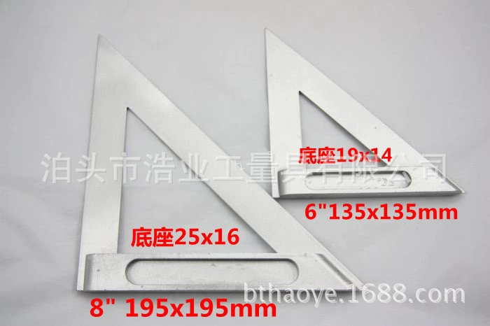 Производитель фиксированная стальная пластинчатая линейка из нержавеющей стали стальная угловая линейка Т-образная линейка угловая линейка знак треугольная линейка пластина