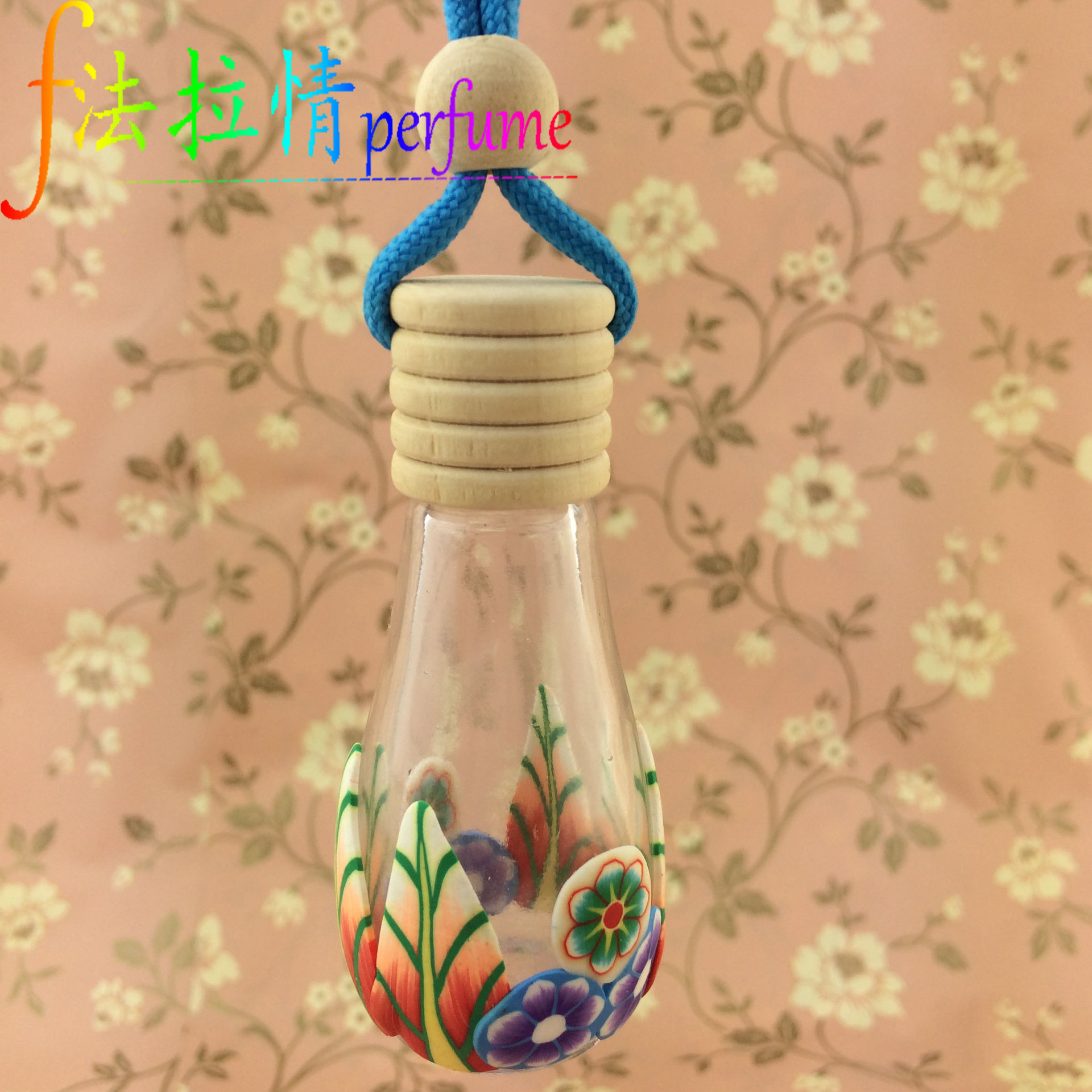Car perfume Pendant vehicle Perfume bottle Car Aromatherapy Fimo Farah