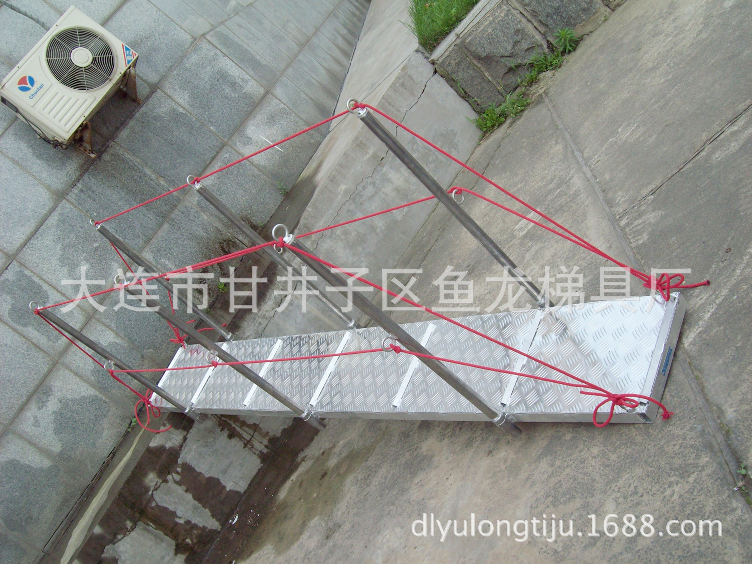 厂家供应 铝合金轻型码头梯 平桥梯 桥板 码头梯供应批发