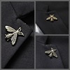 AAF004 Foreign Trade Retro Small Bee Metal Metal Covered brooch wholesale/imported insect small brooch