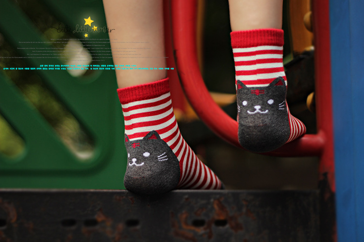 Cartoon Cat Socks 10