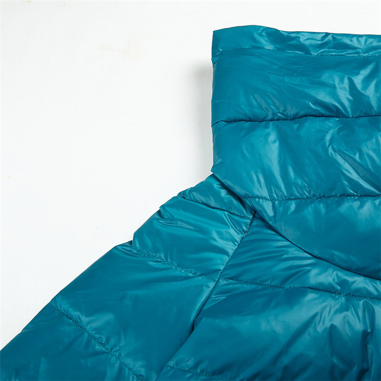 Women's Clothing Down jacket for women, winter style, fashionable white duck down, A line, large size, light, warm, high necked down jacket_voghion.com