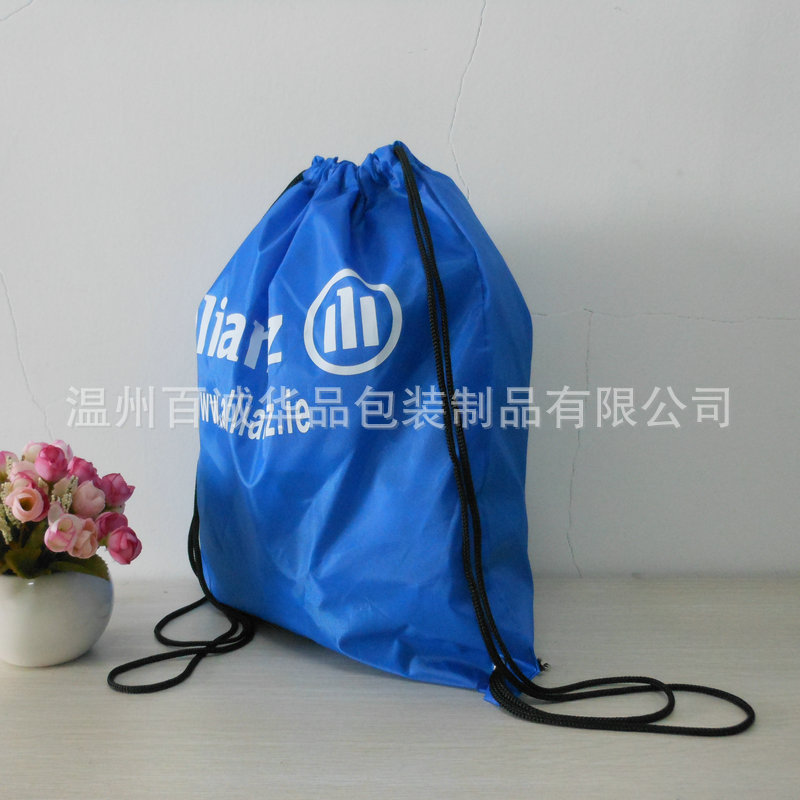 涤纶束口袋 无纺布束口袋拉绳袋耳朵做法背包袋厂家批发零售